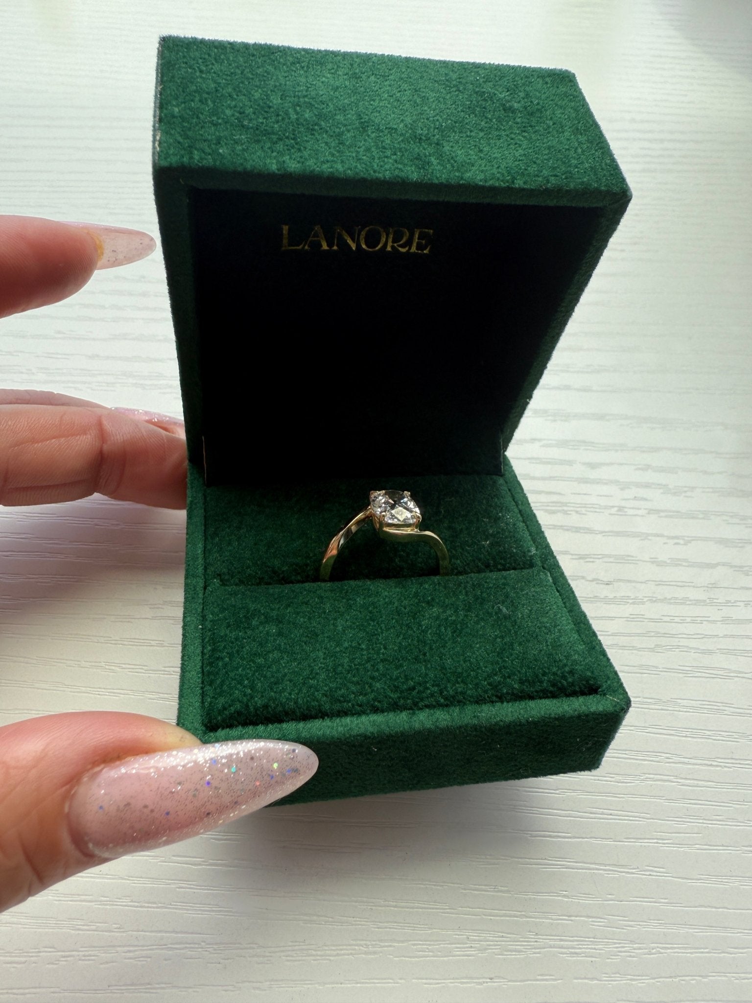 Old Mine Cut San Francisco Engagement Ring - Lanore Fine Jewelry
