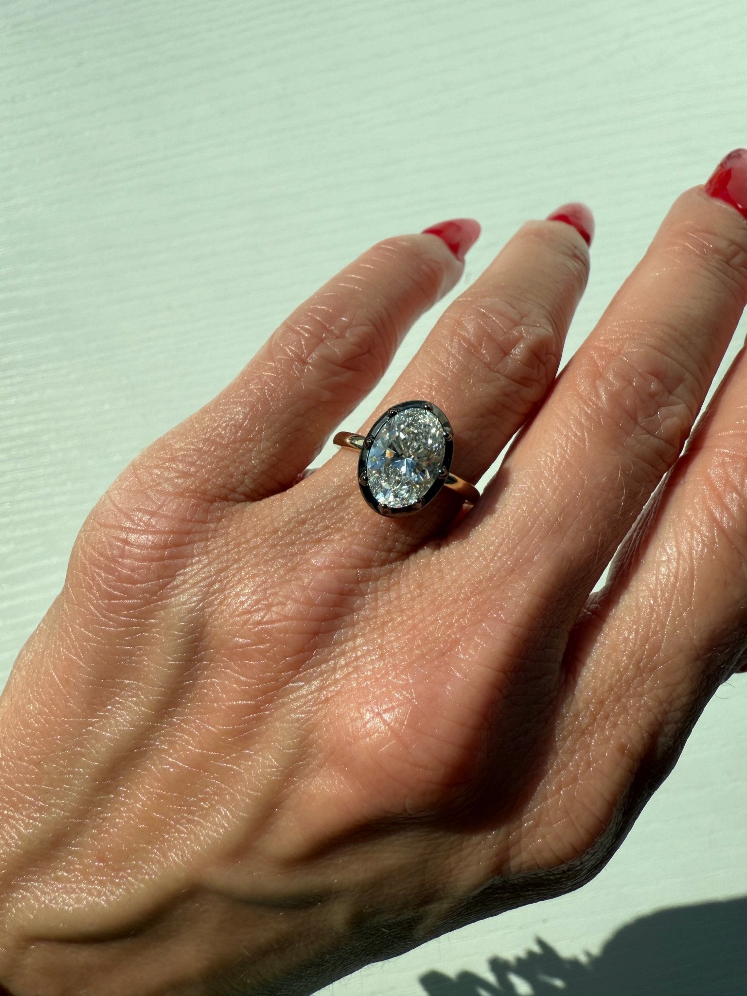 Oval Cut Tokyo Engagement Ring - Lanore Fine Jewelry