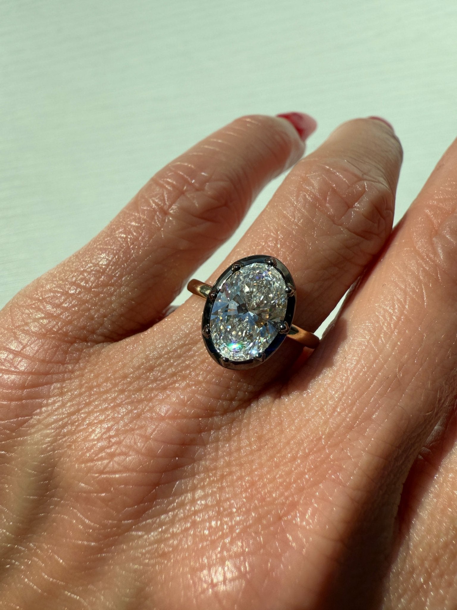 Oval Cut Tokyo Engagement Ring - Lanore Fine Jewelry