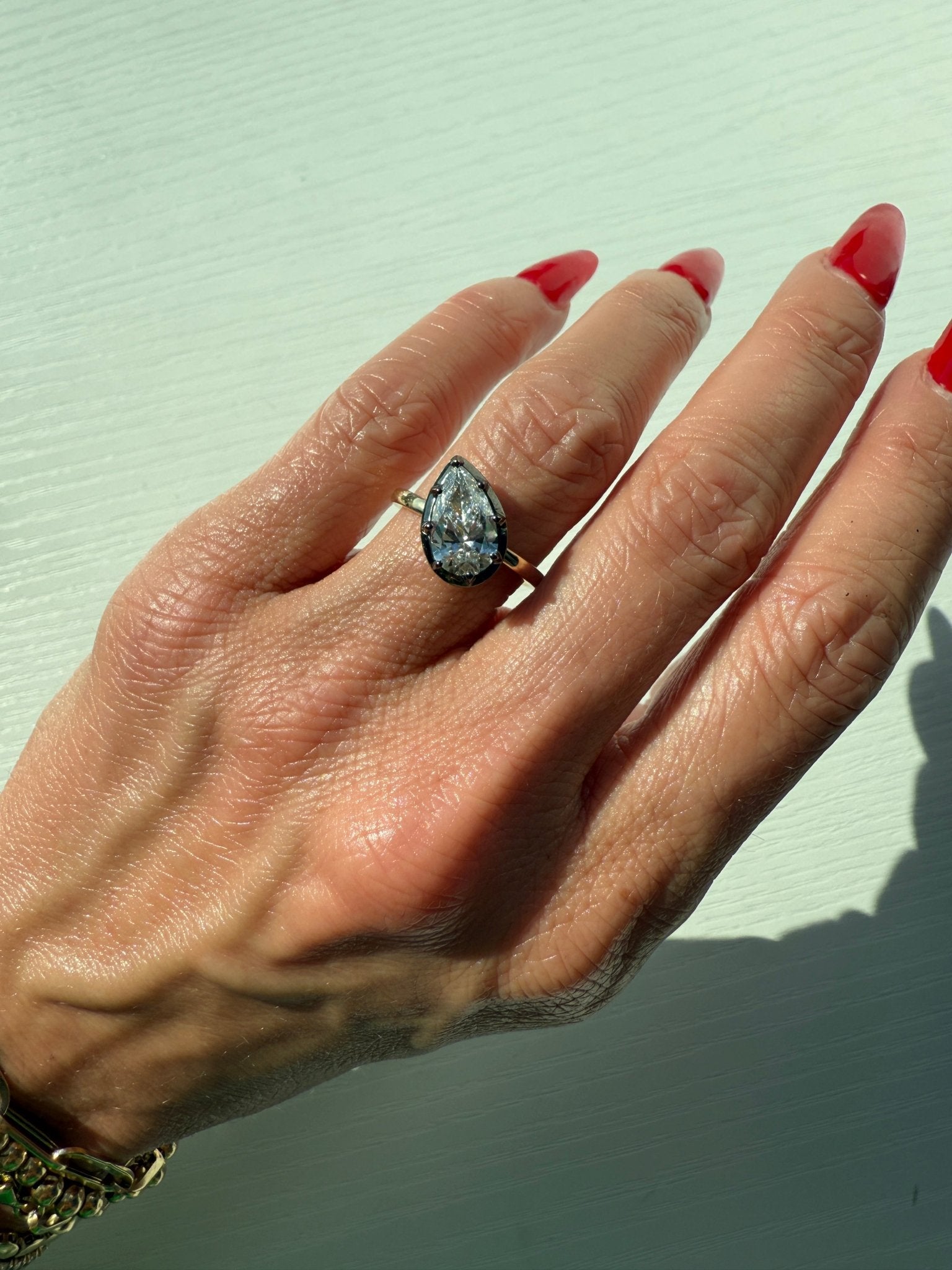 Pear Cut Tokyo Engagement Ring - Lanore Fine Jewelry