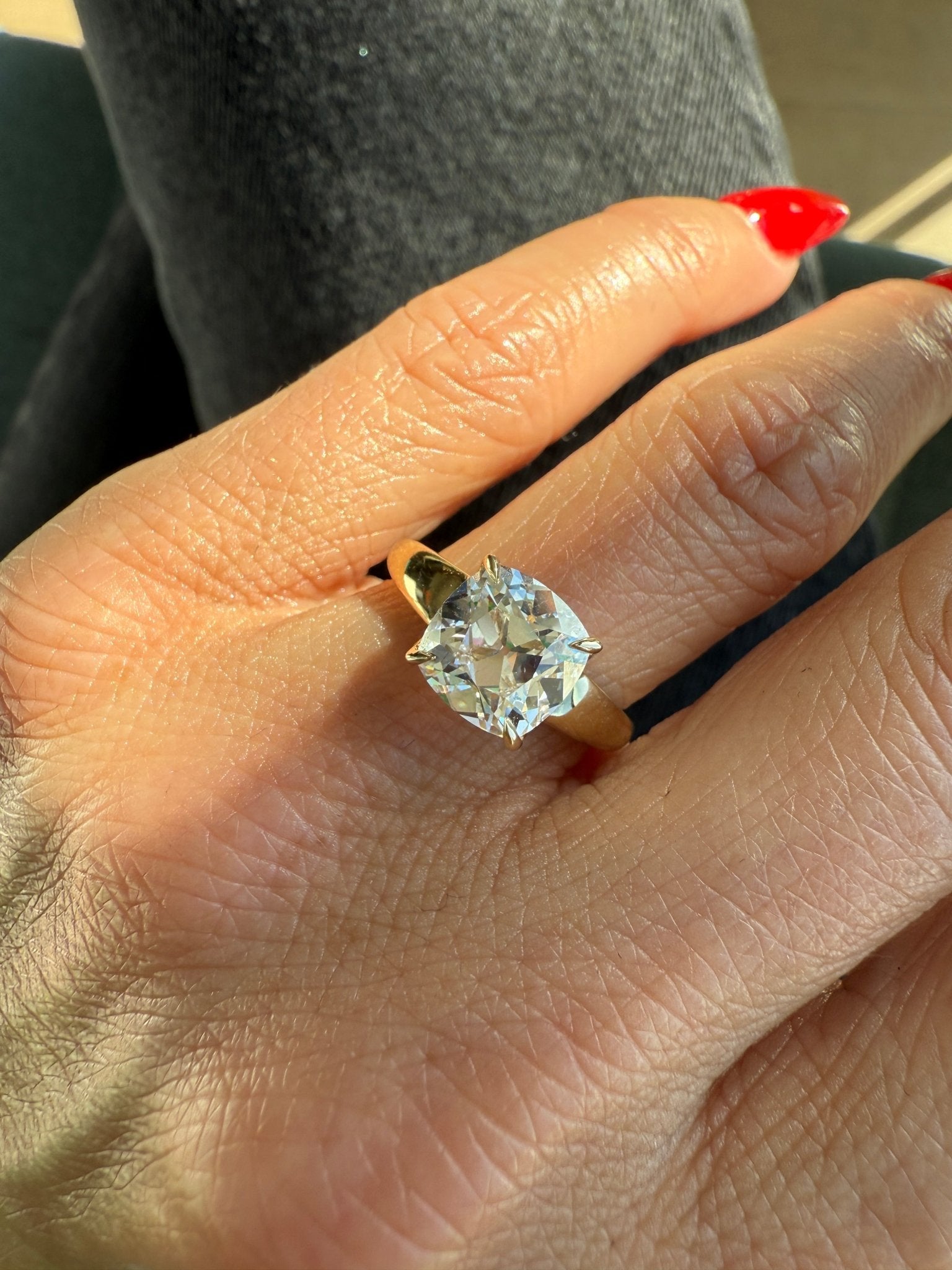 Manhattan Solitaire Engagement Ring - Lanore Fine Jewelry