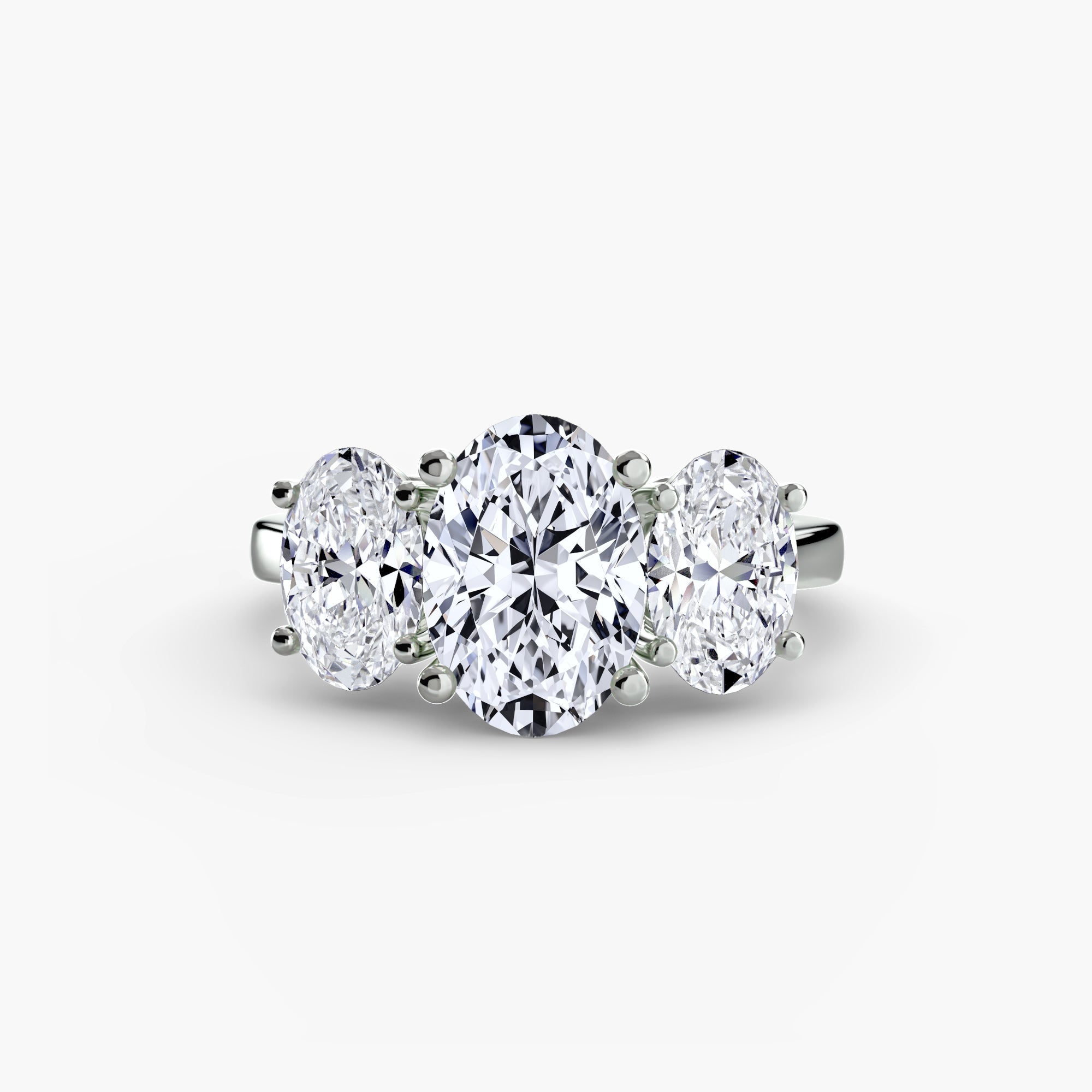 Trilogy Oval - Lanore Fine Jewelry