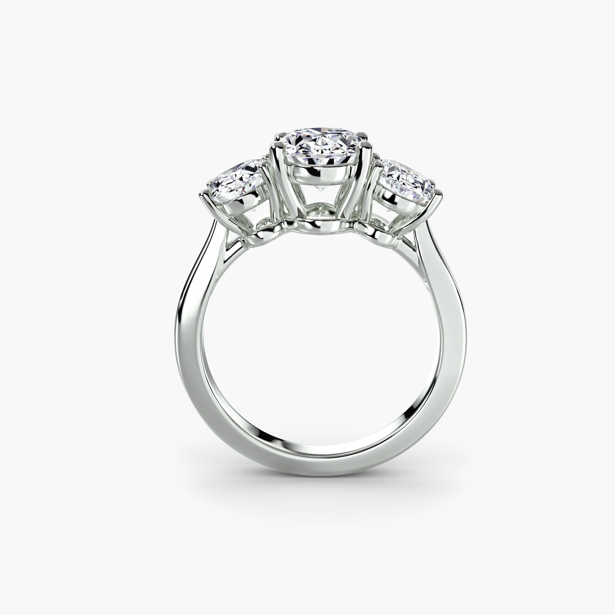 Trilogy Oval - Lanore Fine Jewelry