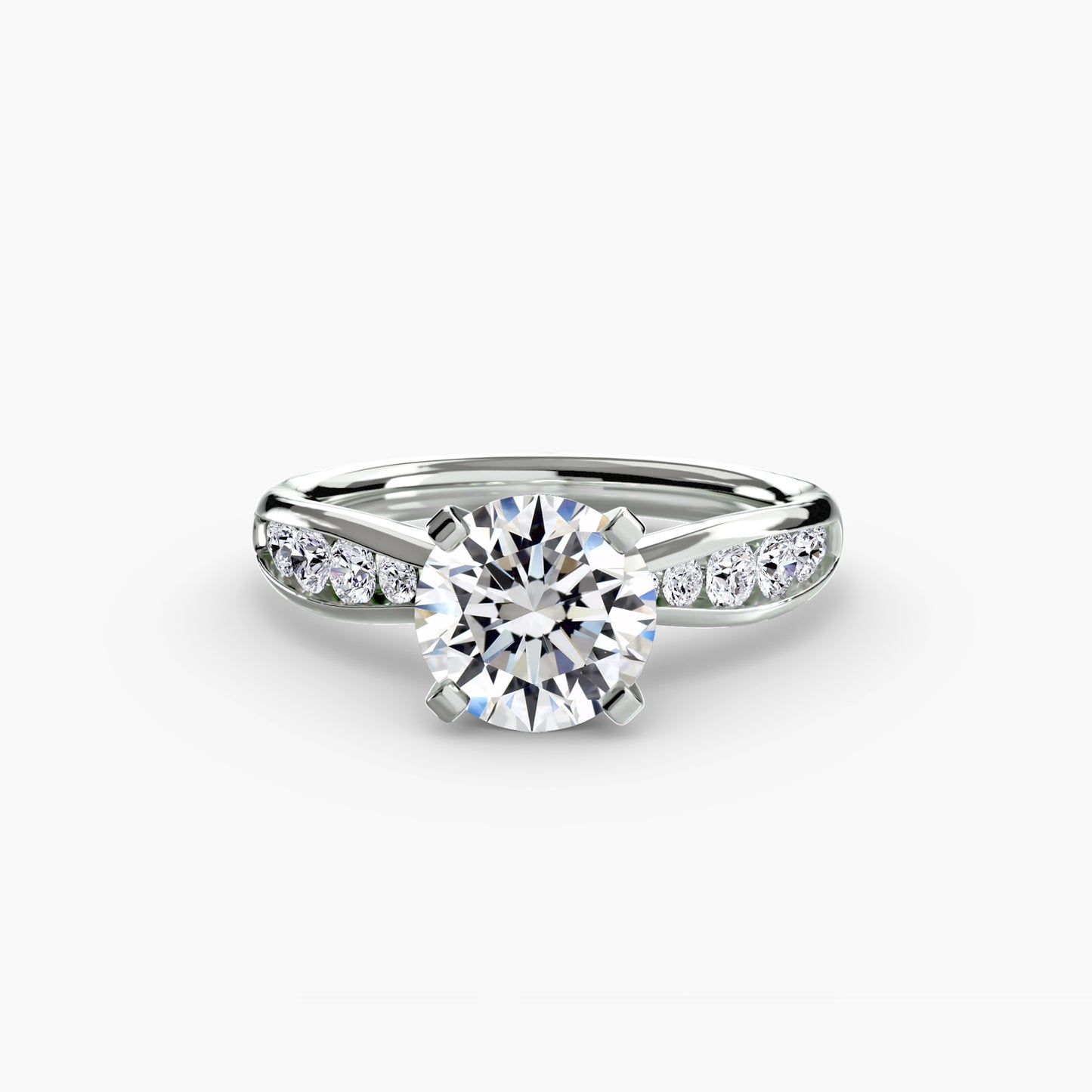 Solitaire with Pavé 3