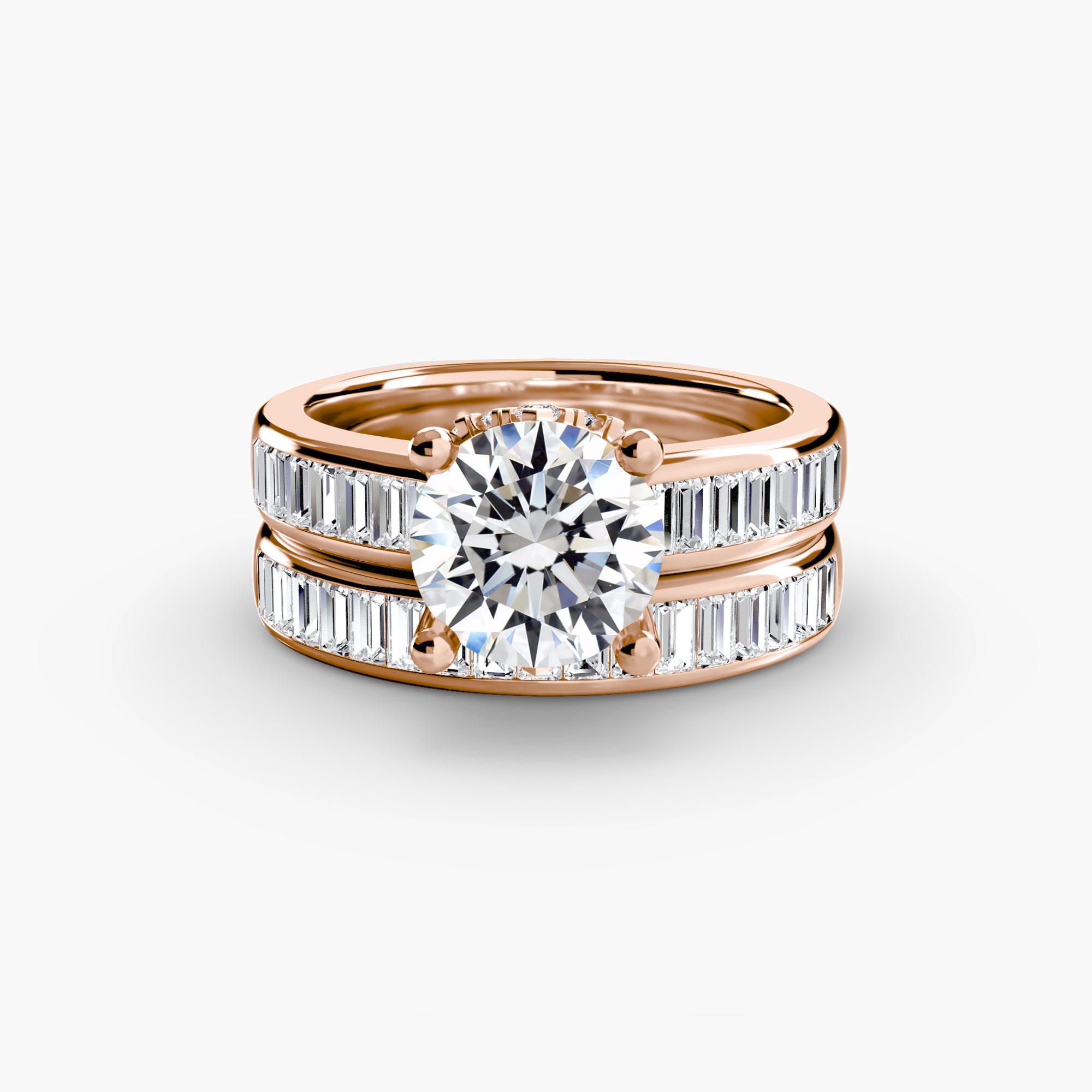 Baguette Channel Solitaire - Lanore Fine Jewelry