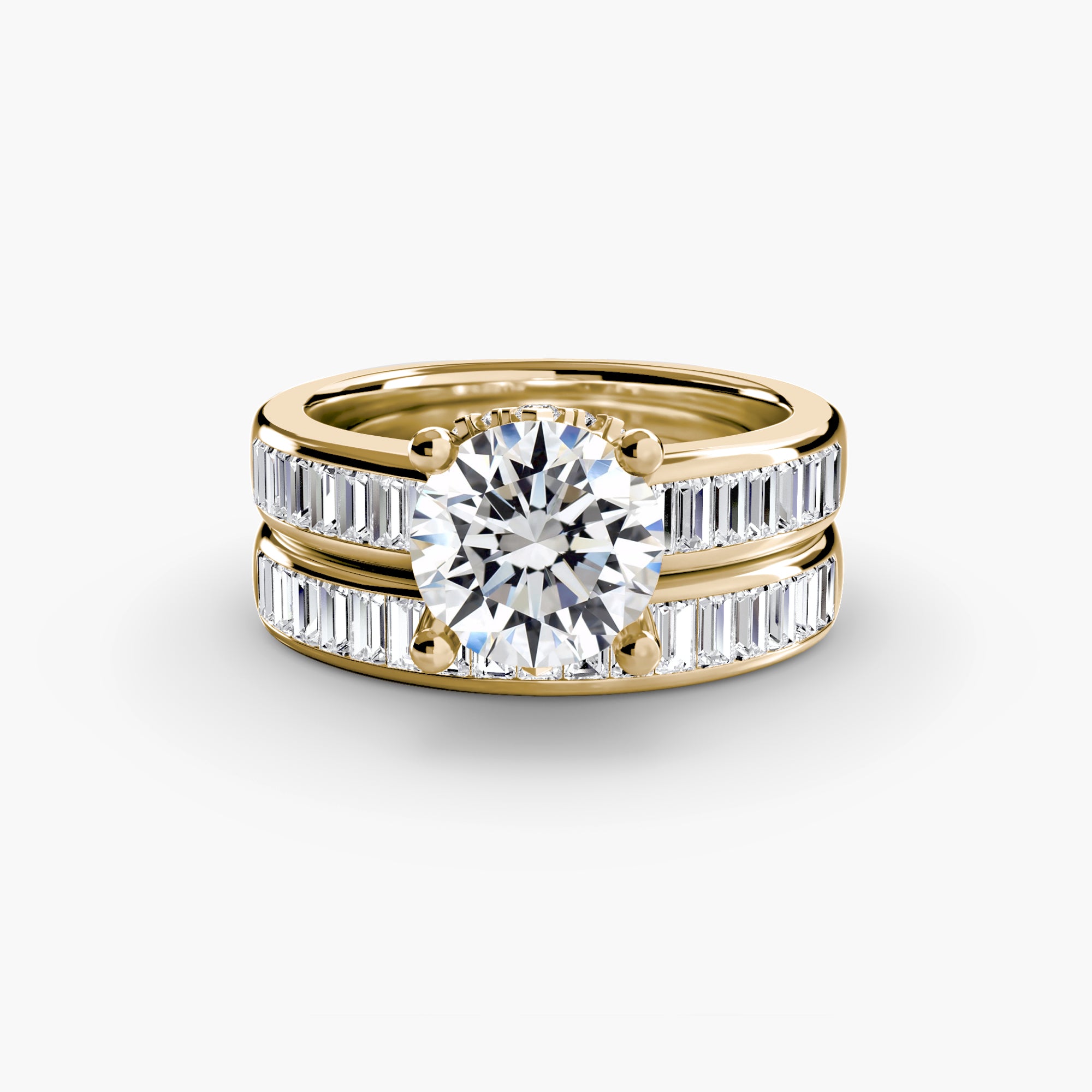 Baguette Channel Solitaire - Lanore Fine Jewelry