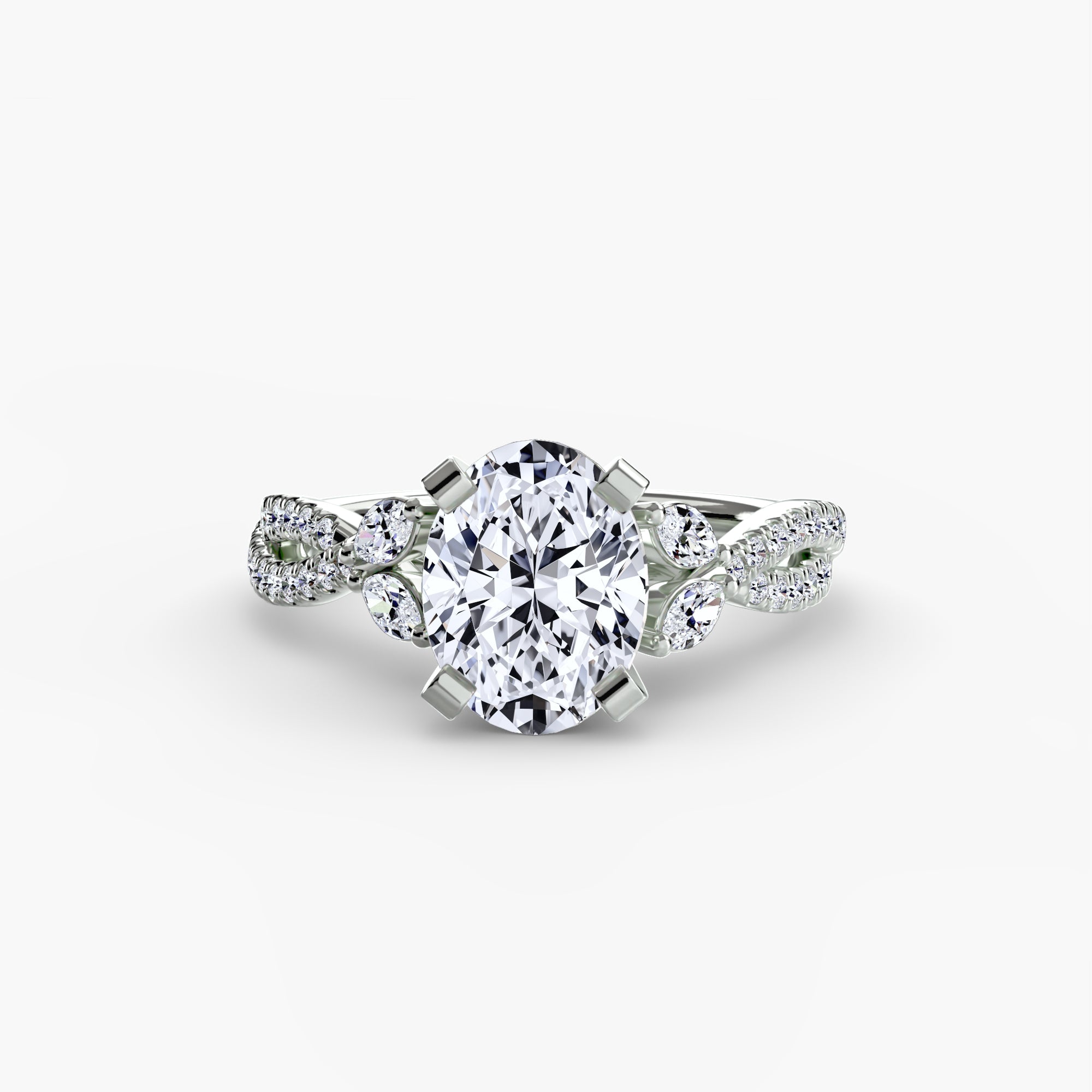 The Twist Pavé Ring - Lanore Fine Jewelry