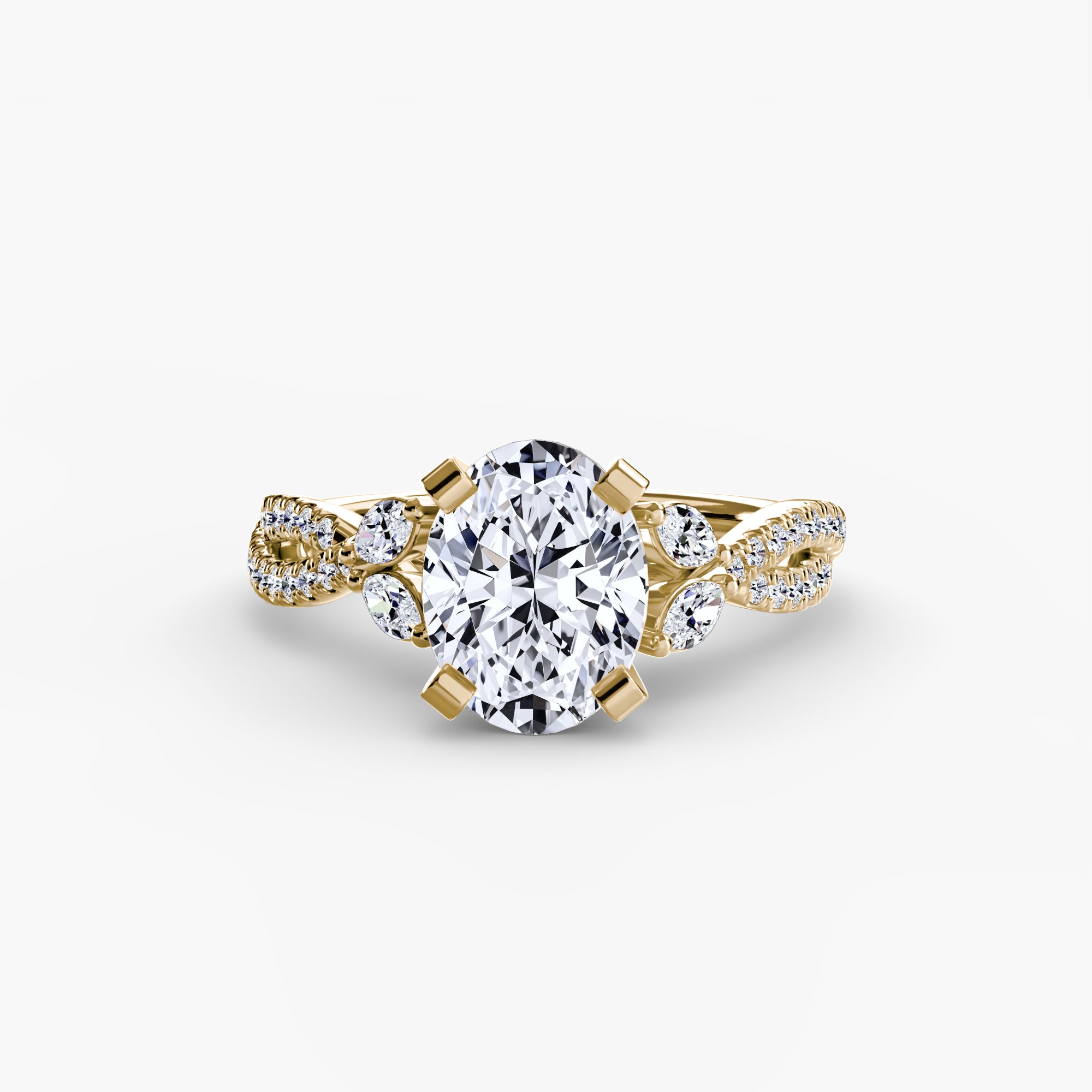 The Twist Pavé Ring - Lanore Fine Jewelry
