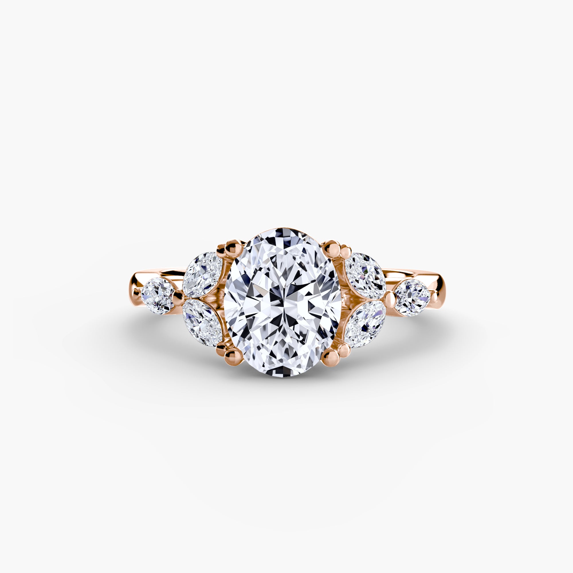 The Shoulder Cluster Ring - Lanore Fine Jewelry