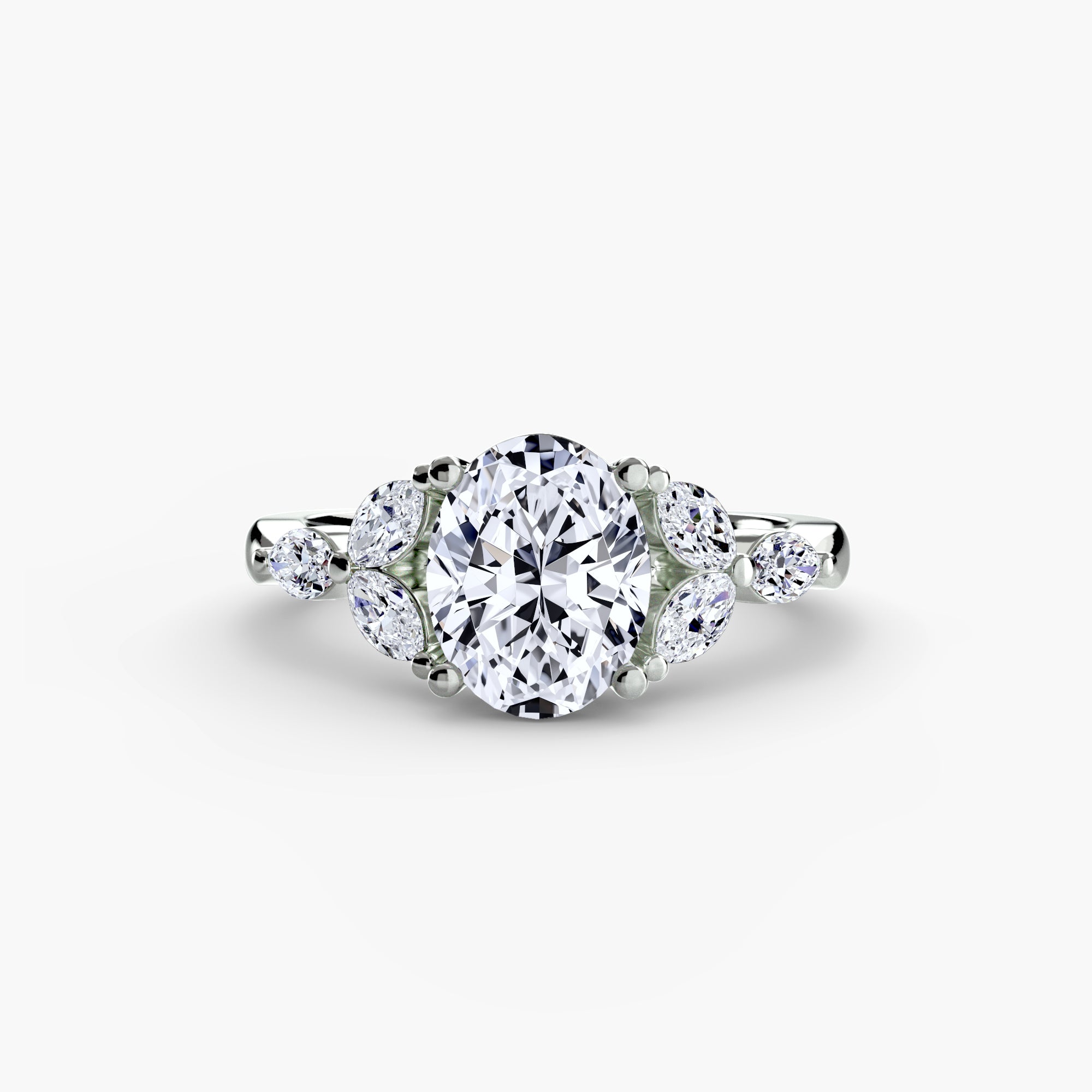 The Shoulder Cluster Ring - Lanore Fine Jewelry