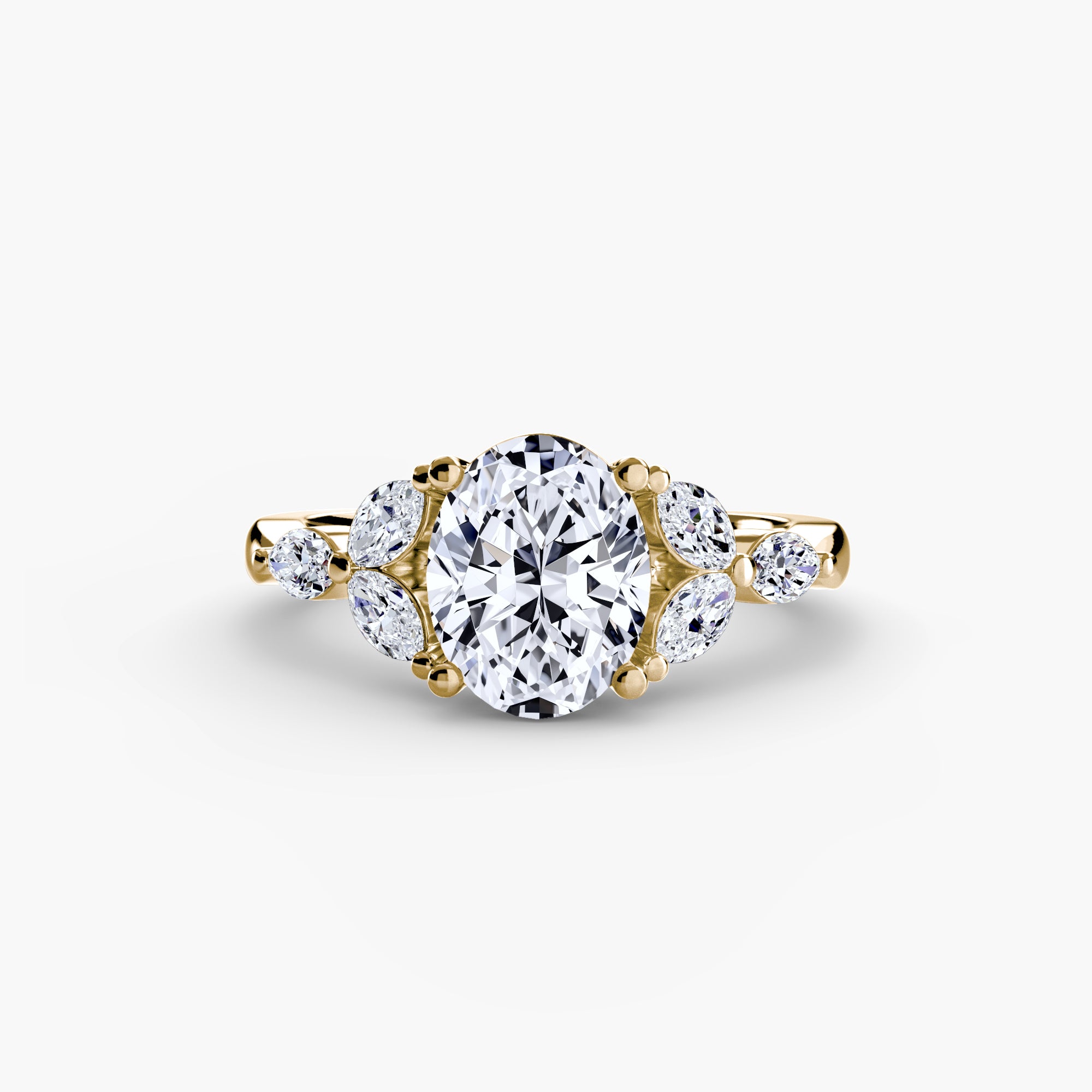 The Shoulder Cluster Ring - Lanore Fine Jewelry