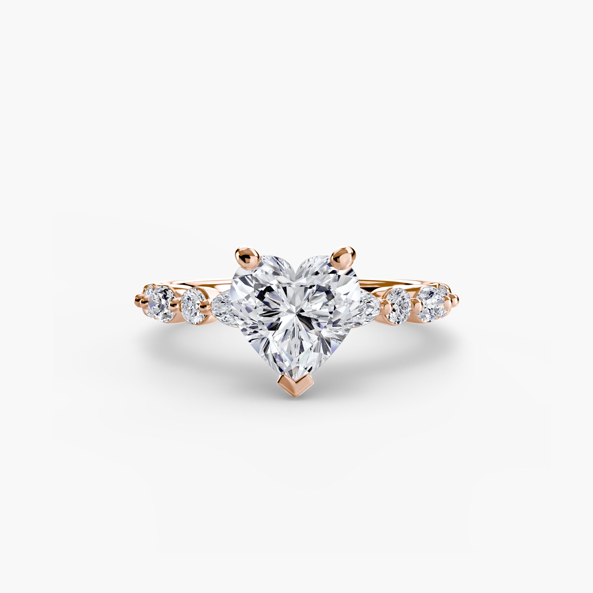 Solitaire with Eternity Pavé 2 - Lanore Fine Jewelry