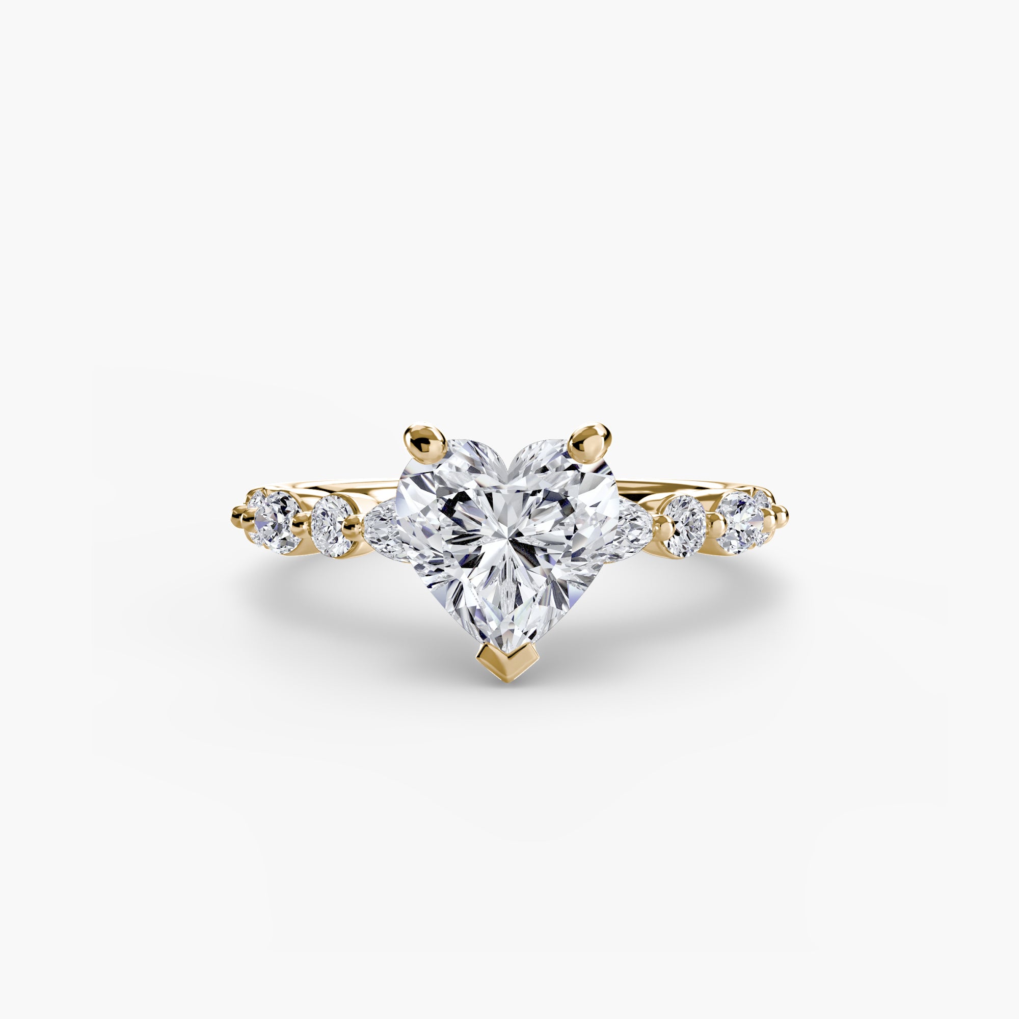 Solitaire with Eternity Pavé 2 - Lanore Fine Jewelry