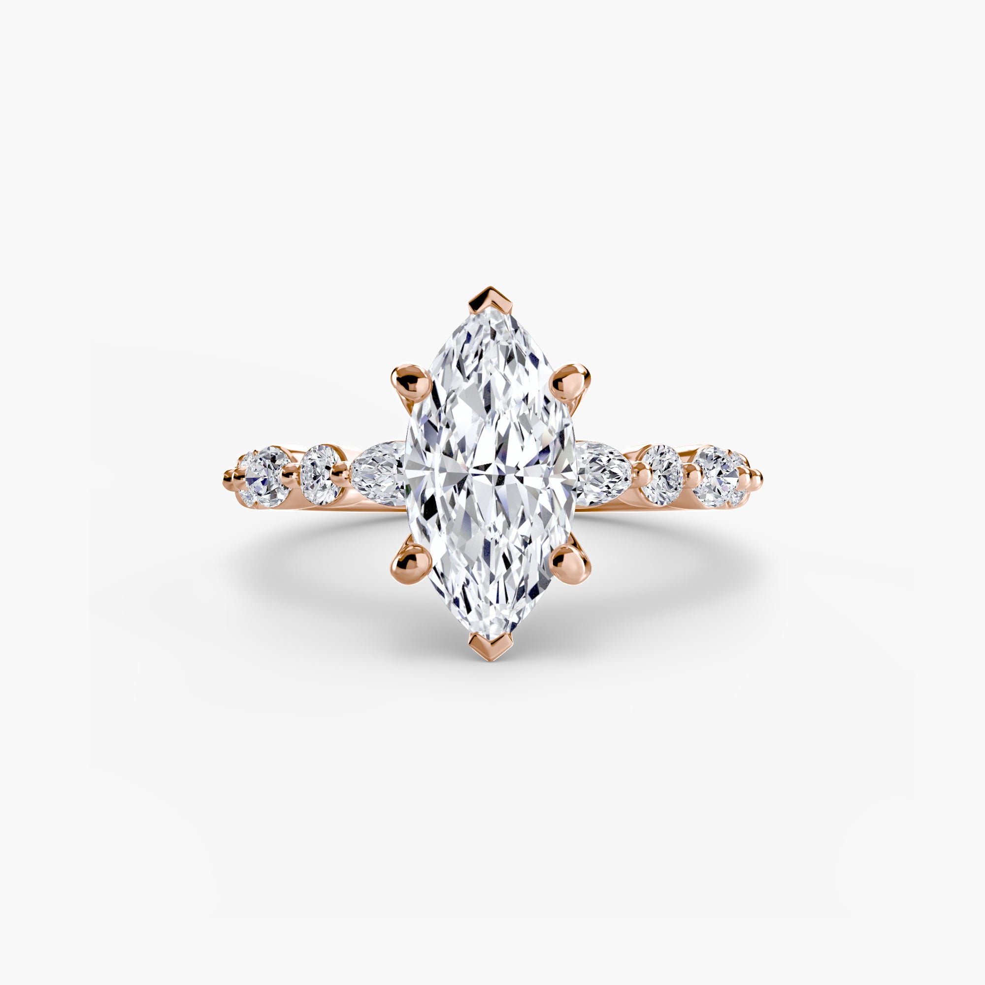 Solitaire with Eternity Pavé 2 - Lanore Fine Jewelry