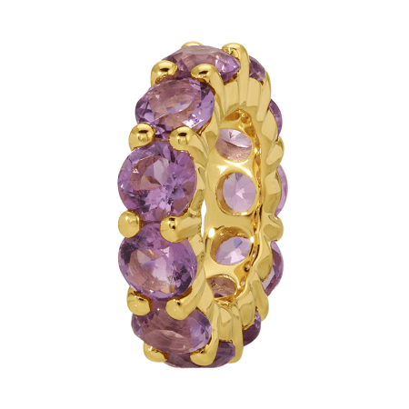 Single Row Amethyst Bead - Lanore Fine Jewelry