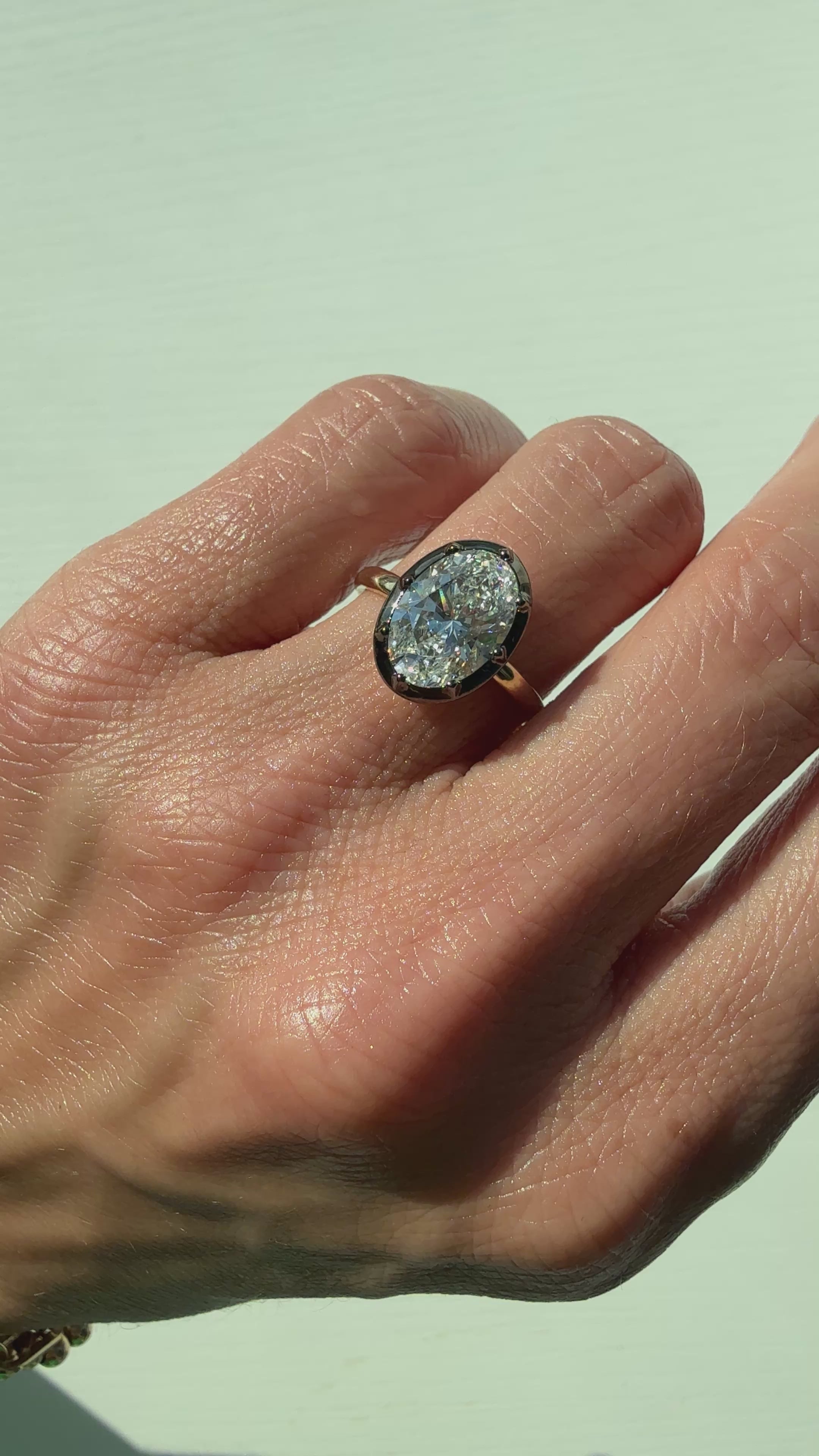 Oval Cut Tokyo Engagement Ring
