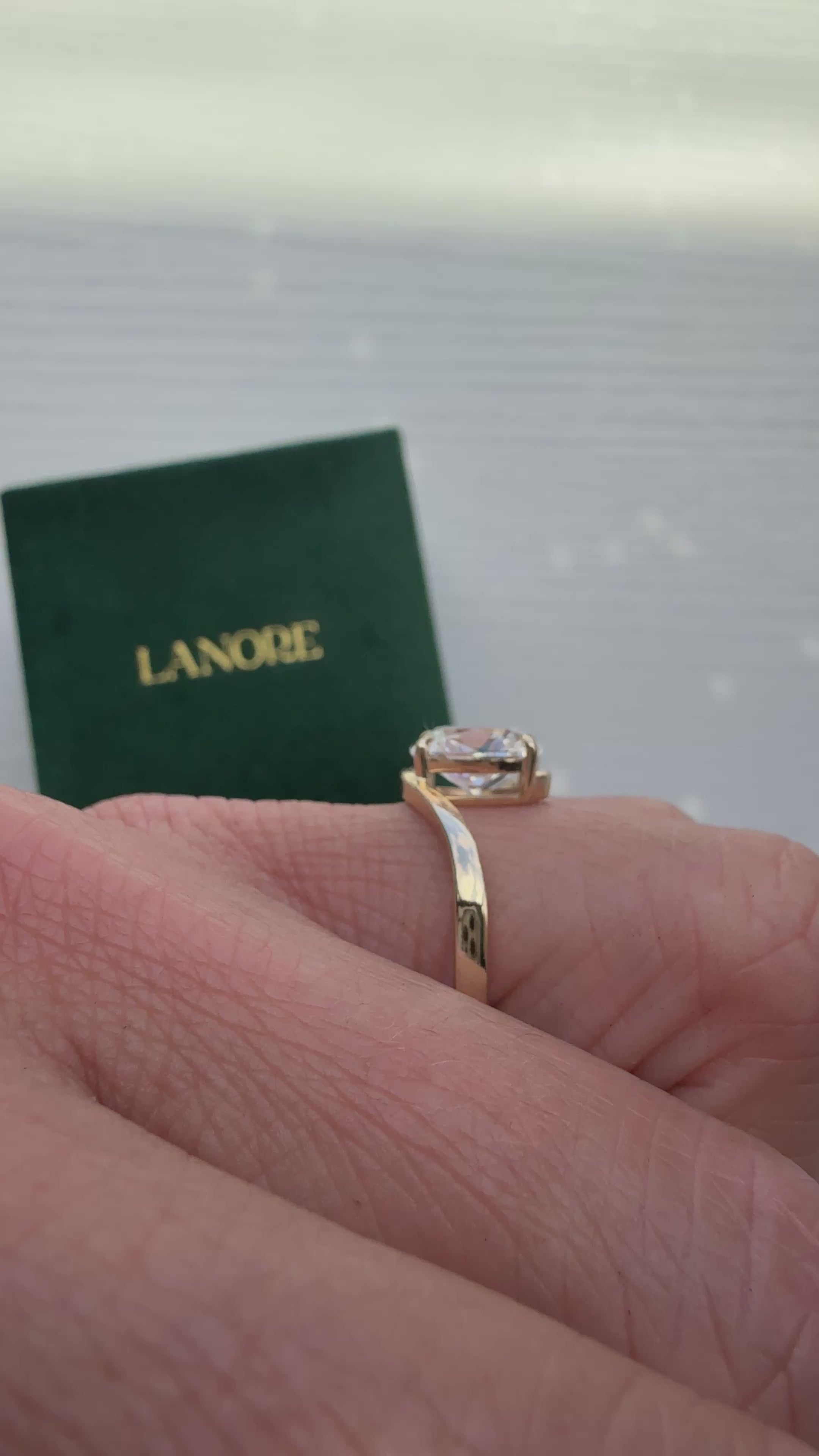 Old Mine Cut San Francisco Engagement Ring