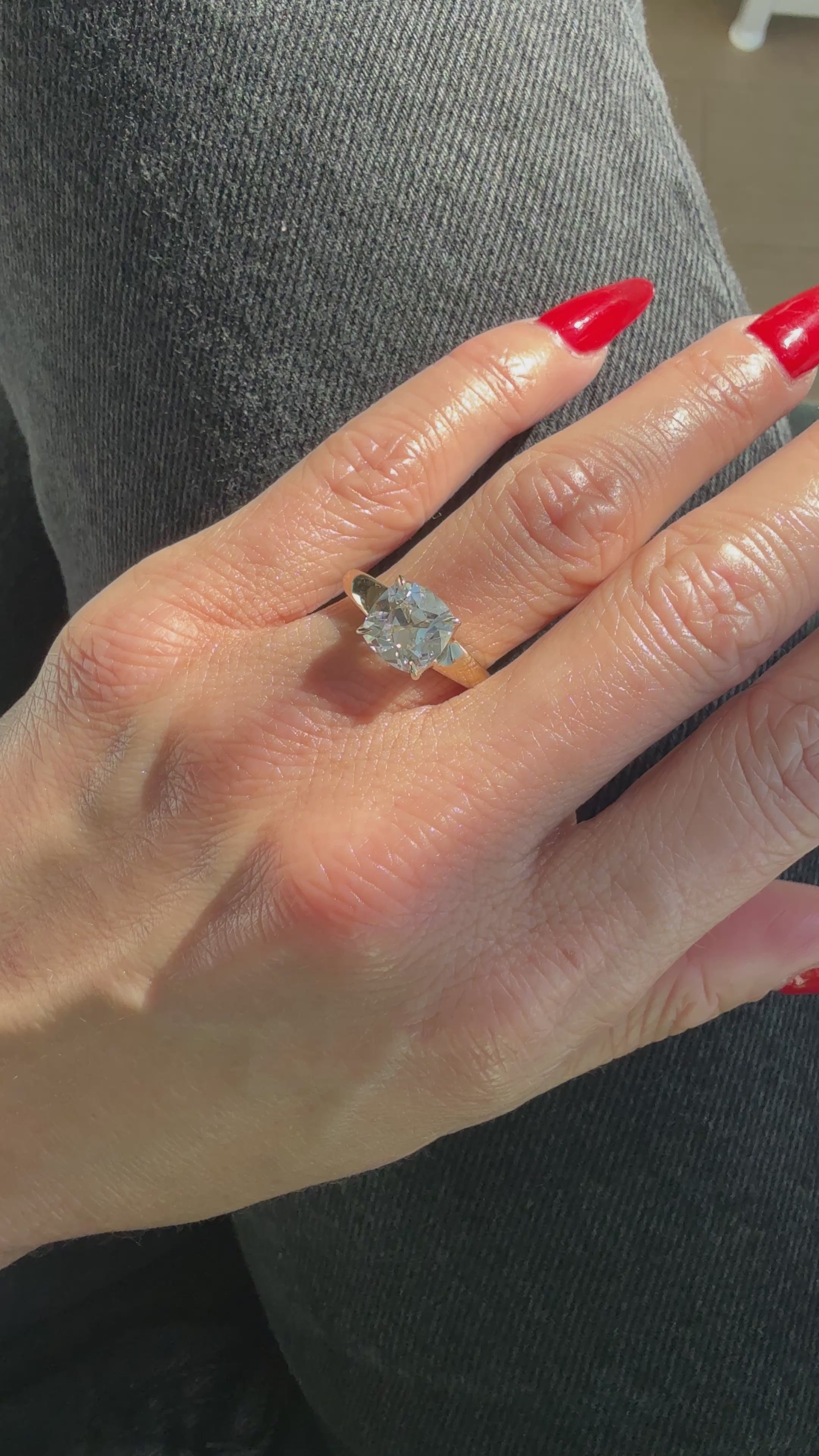Manhattan Solitaire Engagement Ring